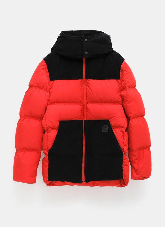 Color Block Puffer Jacket