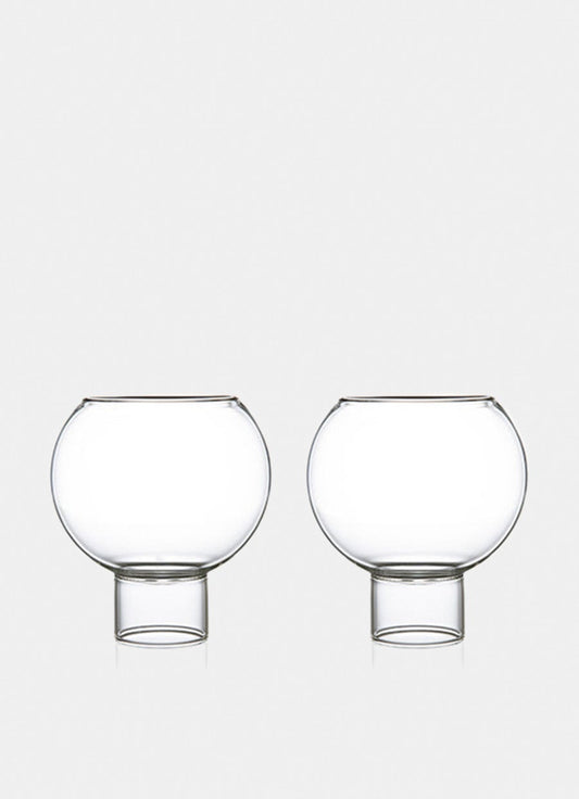 Tulip Low Medium Glass - Set of 2