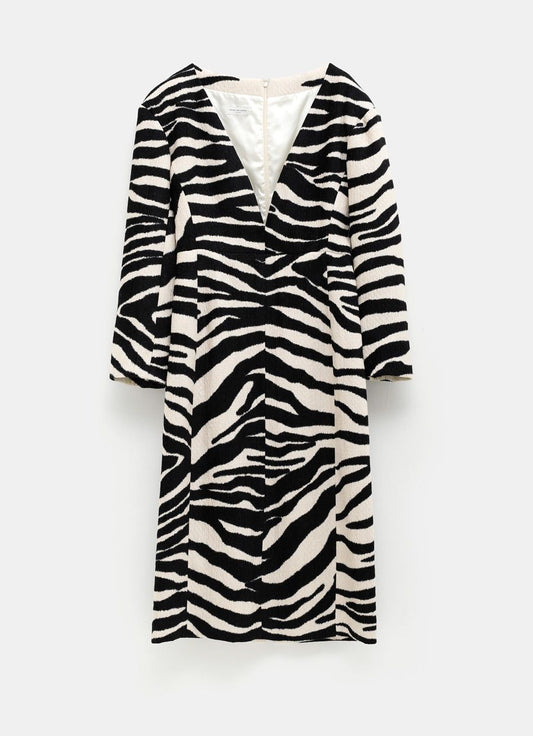 Zebra Midi Dress