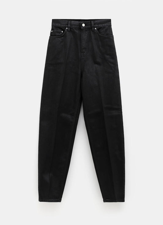 Tapered Leg Jeans Coated