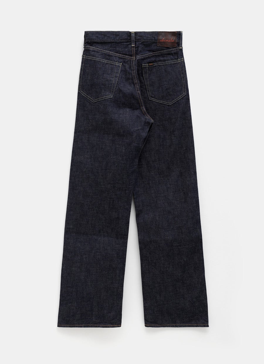 13.5oz Blue Denim Wide Straight Cut