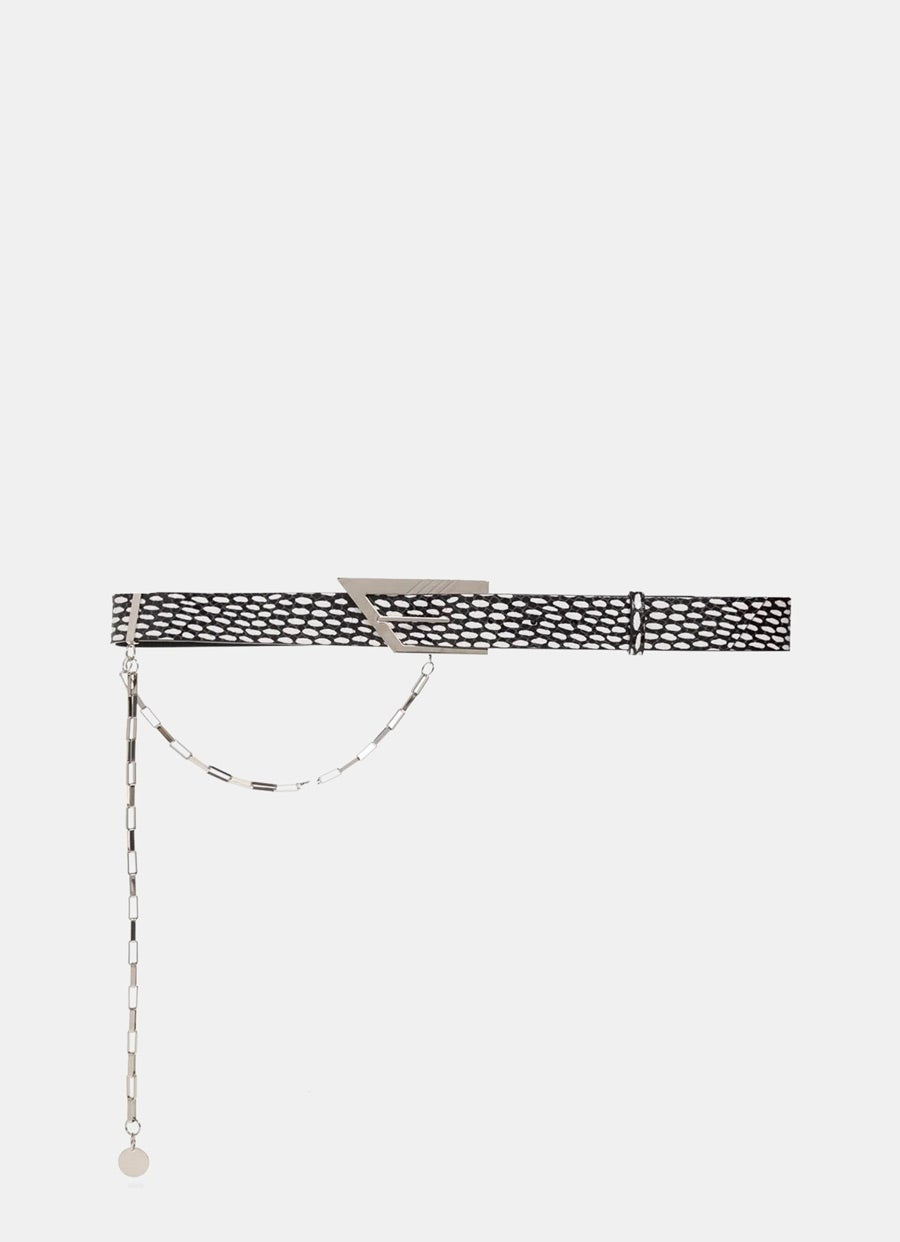 Snake Skin Effect Belt