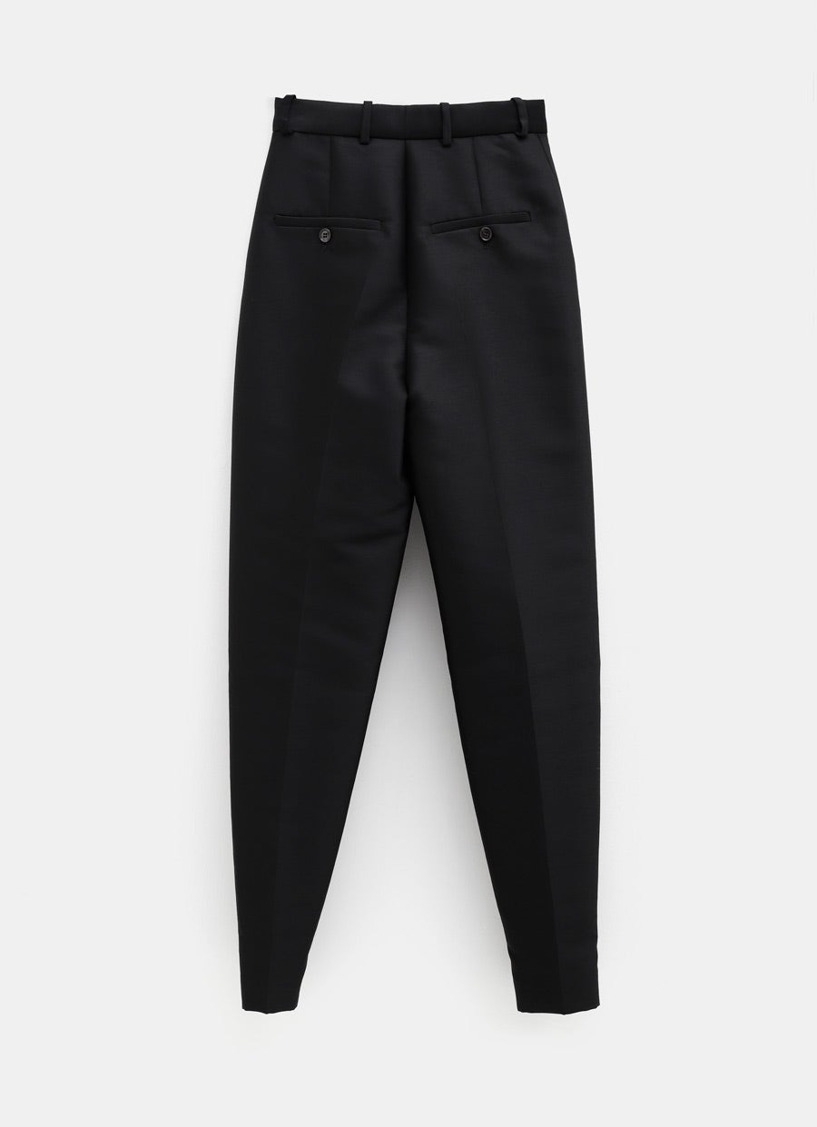 Sewn Pleat Evening Trousers