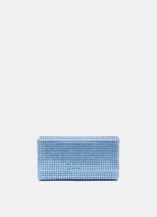 SuperAmini Paloma Clutch with Crystals