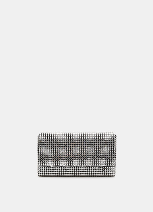 SuperAmini Paloma Clutch with Crystals