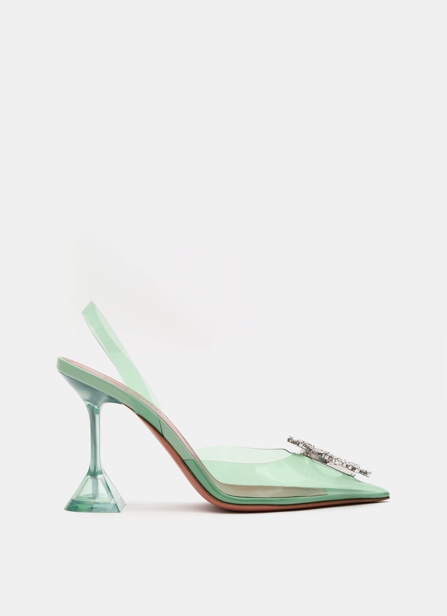 Begum Glass Slingback Pumps