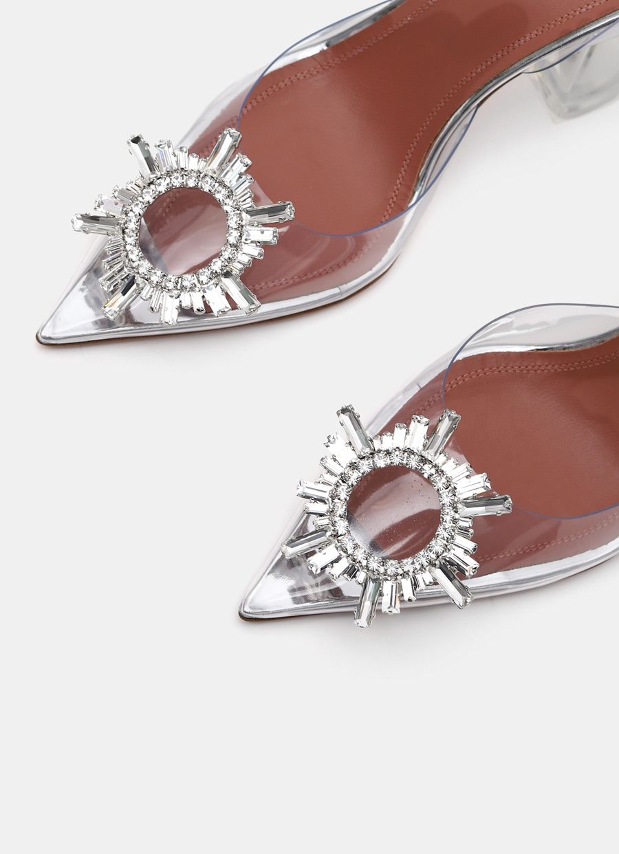 Begum Glass Slingback Pumps