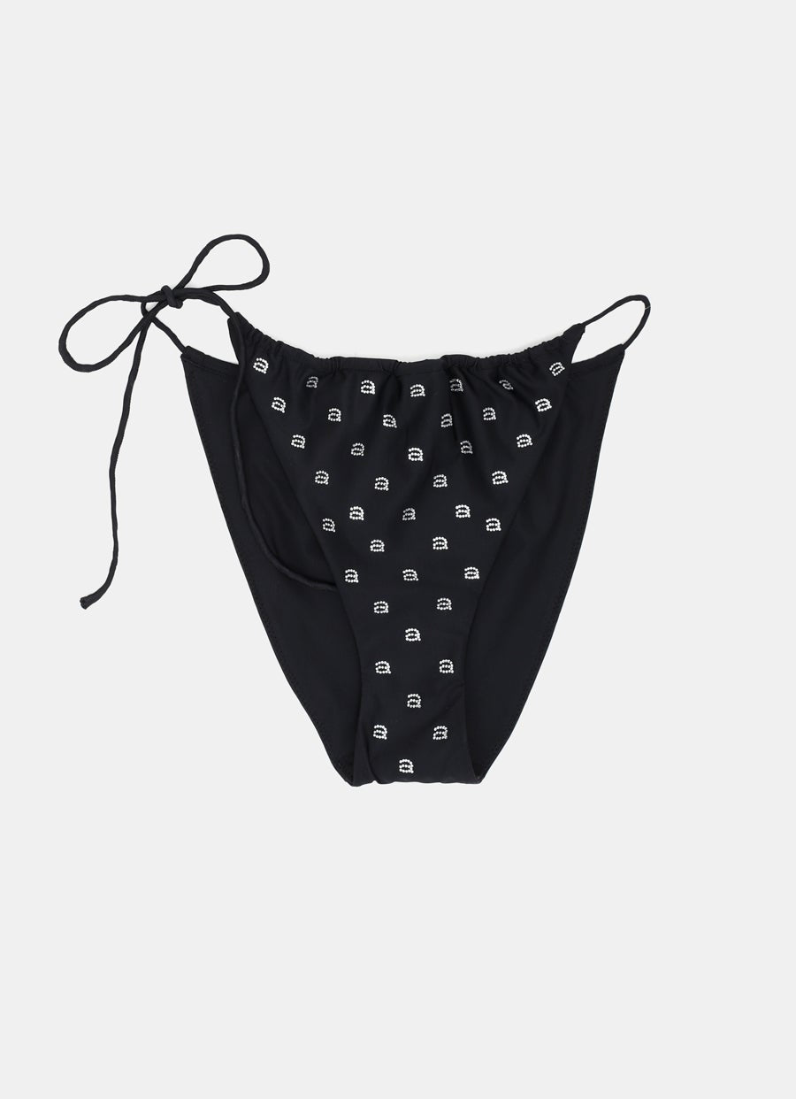 Hotfix String Bikini Bottom in Contour Swim