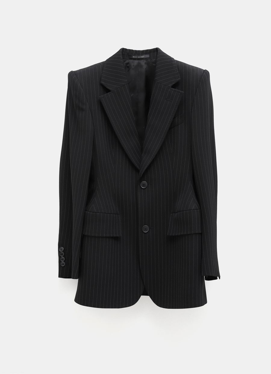 Hourglass Pinstripe Blazer