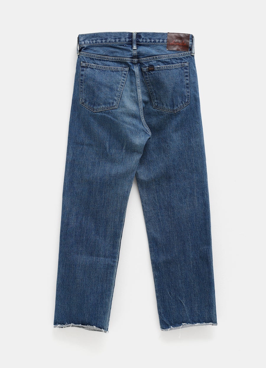 Used Denim Ankle Cut Jeans