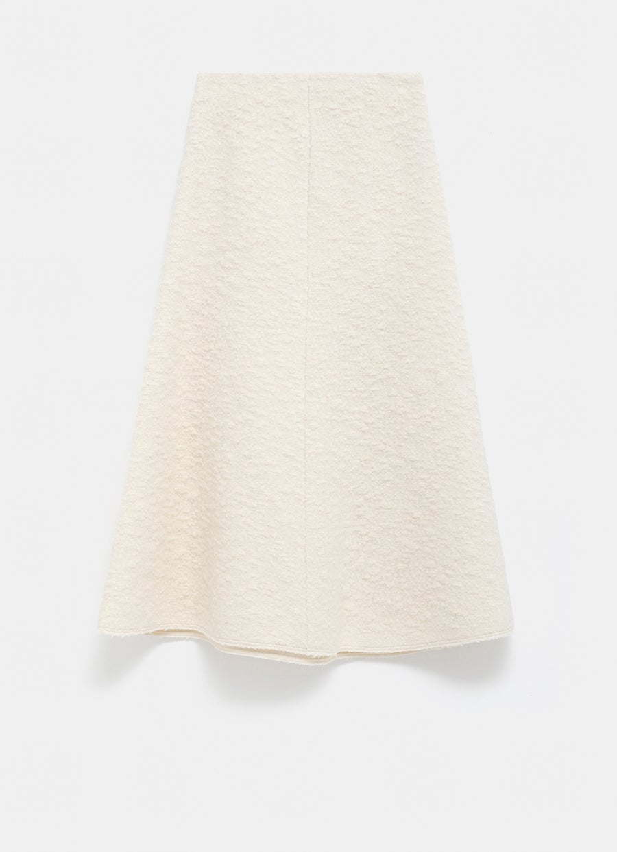 Flared Midi Skirt