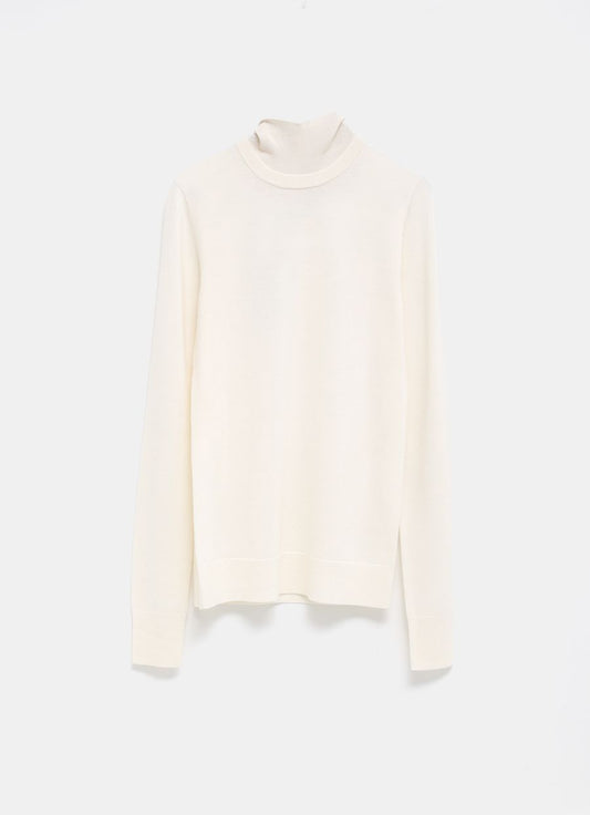 Two-tone Turtleneck Sweater