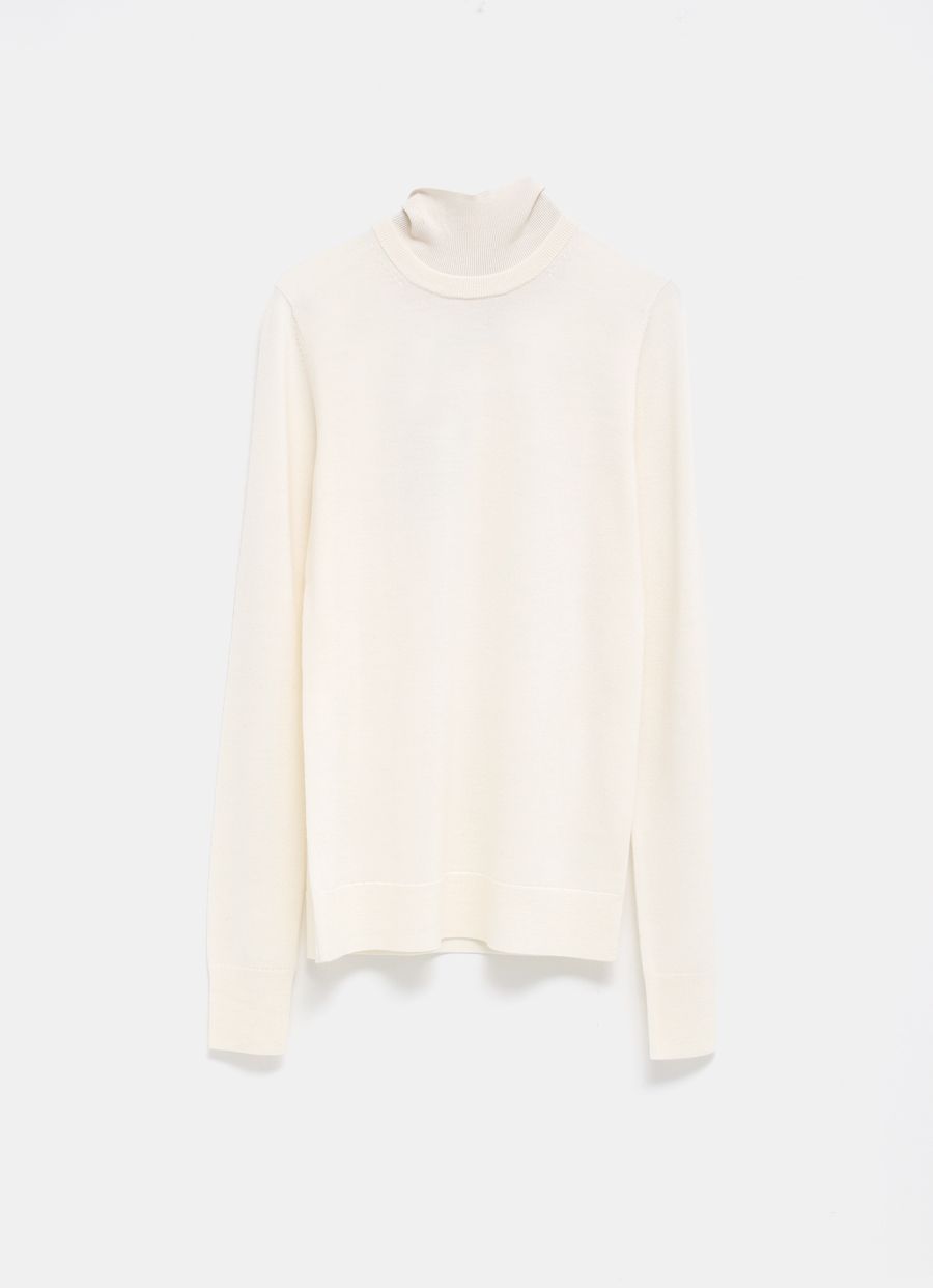 Two-tone Turtleneck Sweater