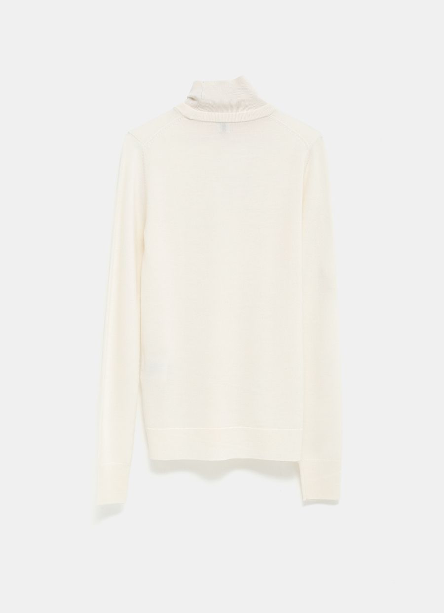 Two-tone Turtleneck Sweater