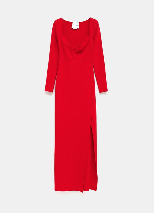 Long Sleeve Knit Maxi Dress