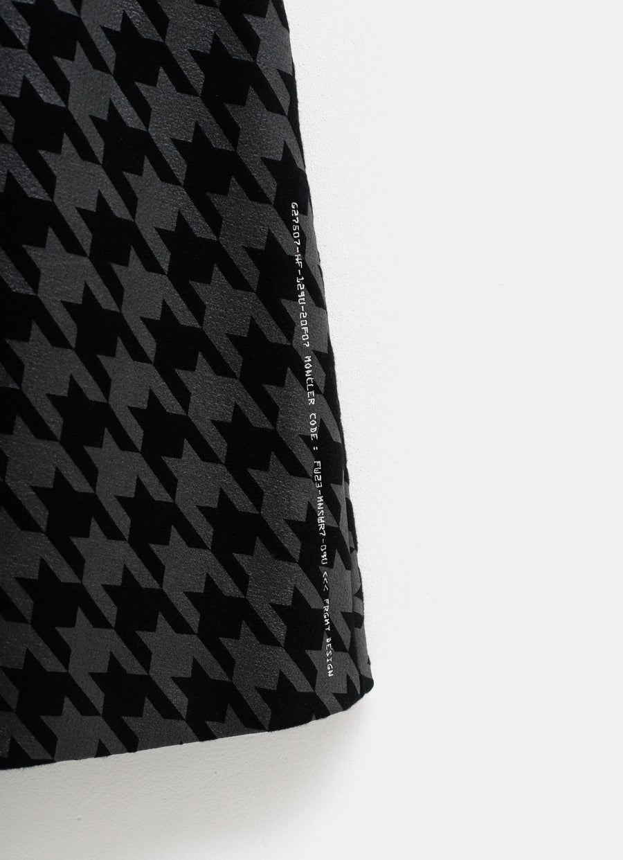 Houndstooth mini skirt