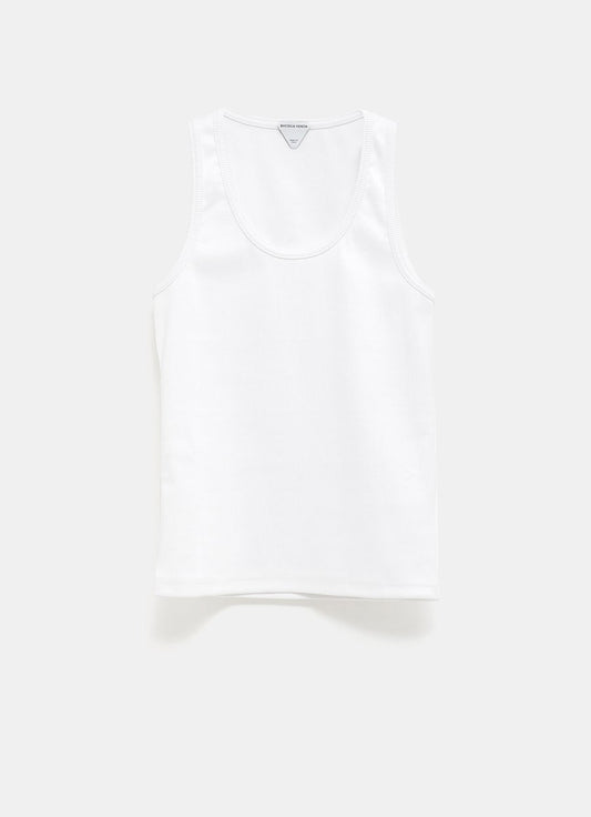 Stretch Rib Cotton Tank Top