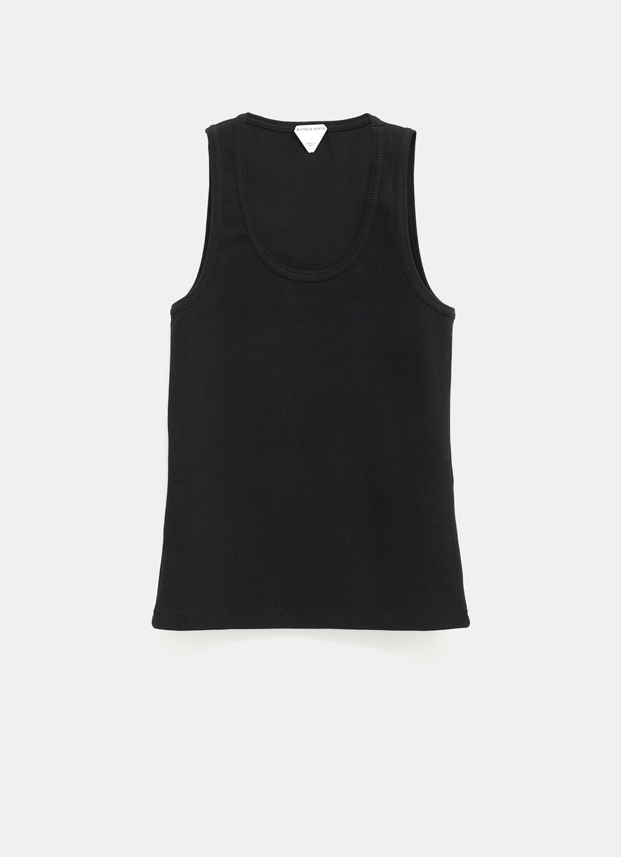 Stretch Rib Cotton Tank Top