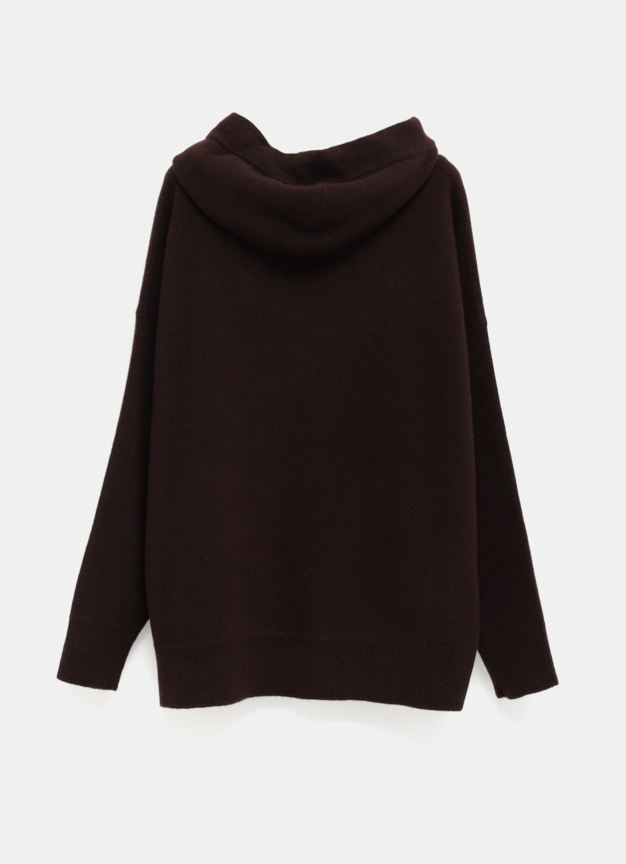 Pullover Knit Hoodie