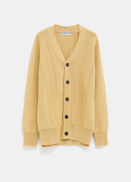 Herringbone Knit Cardigan