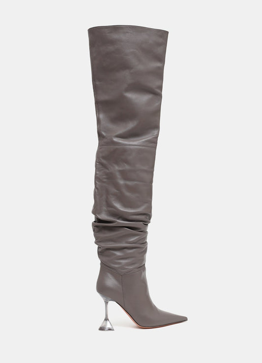 Olivia Thigh-High Leather Boots