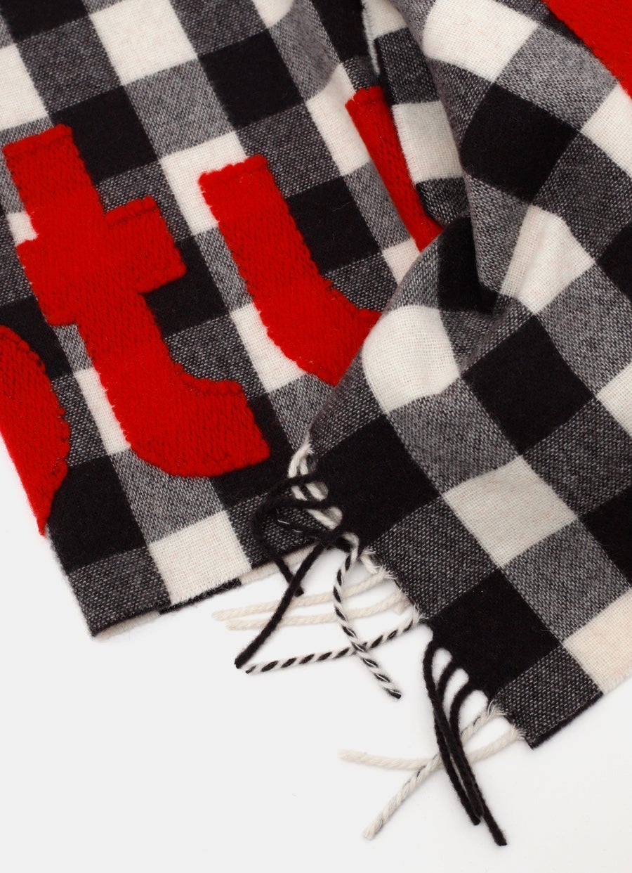 Check Logo Scarf