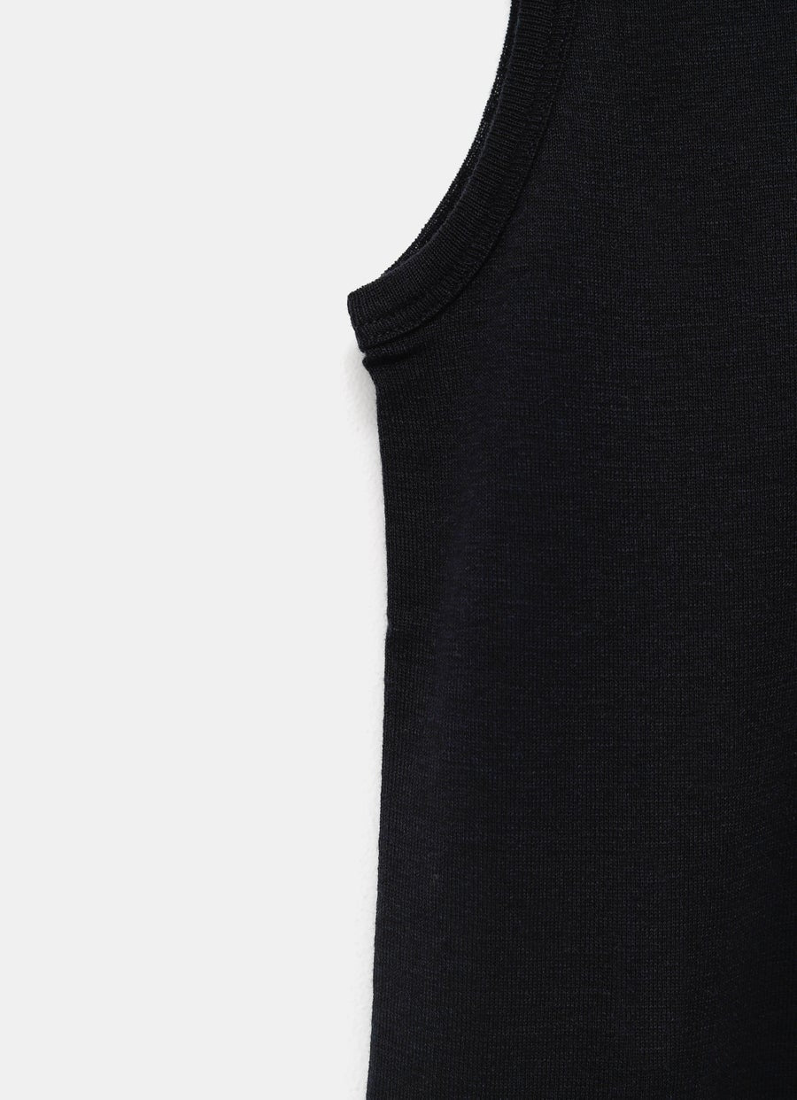 Seamless Sleeveless High Neck Top