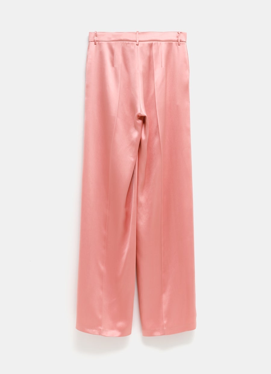 Silk Wide Trousers