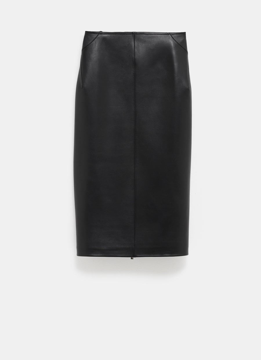 Leather Pencil Skirt