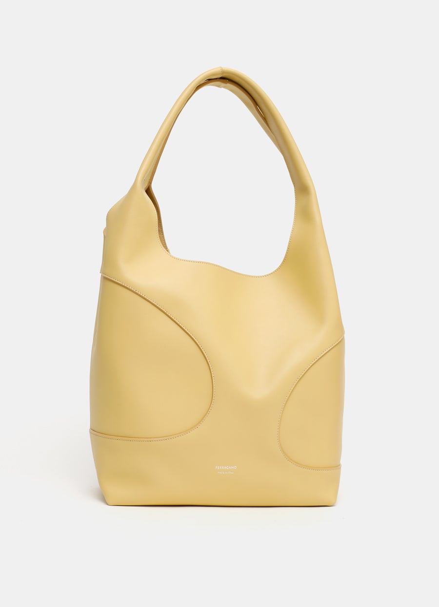 Hobo Bag with Cut-Out Detailing