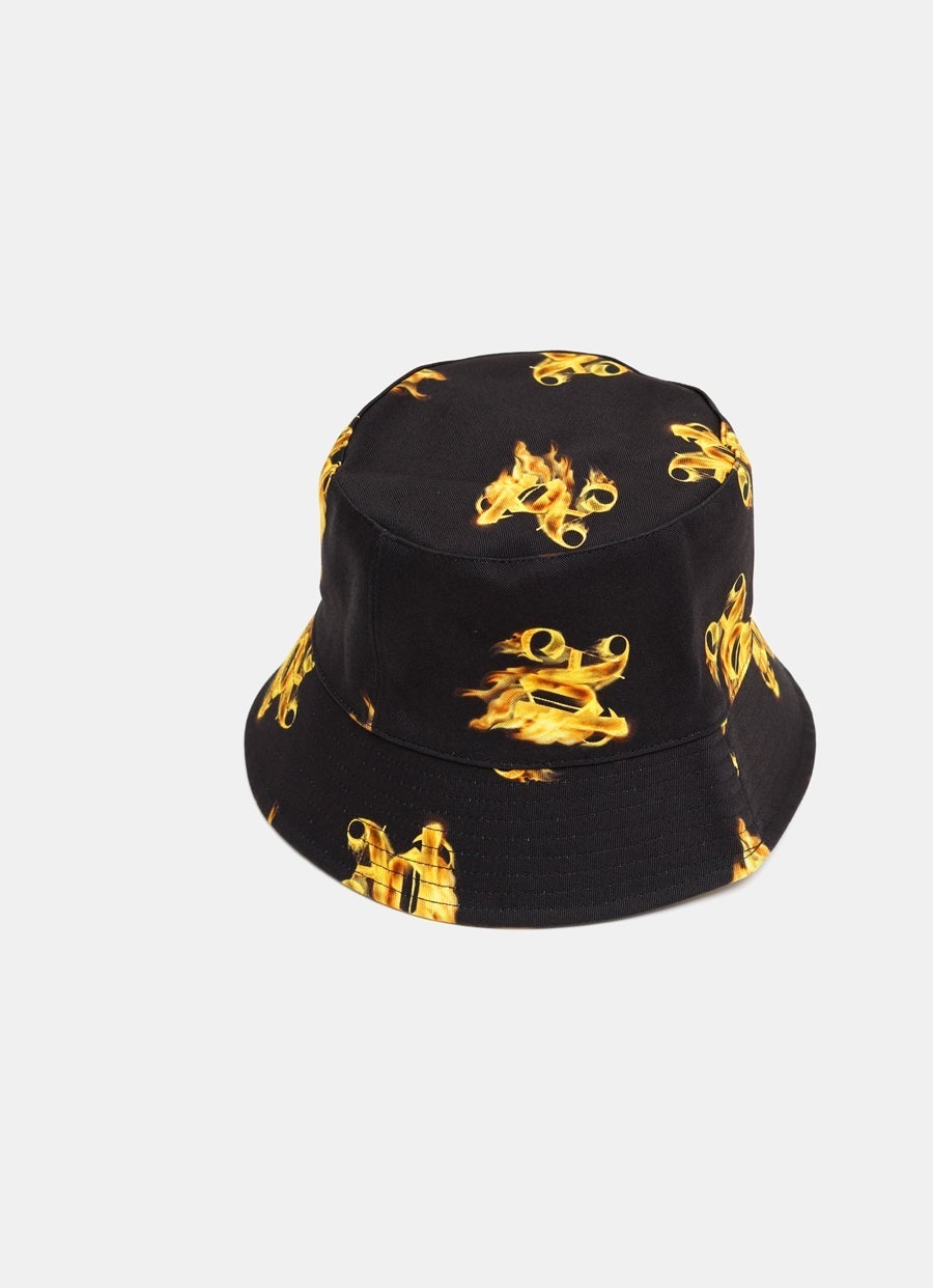 Burning Monogram Bucket Hat