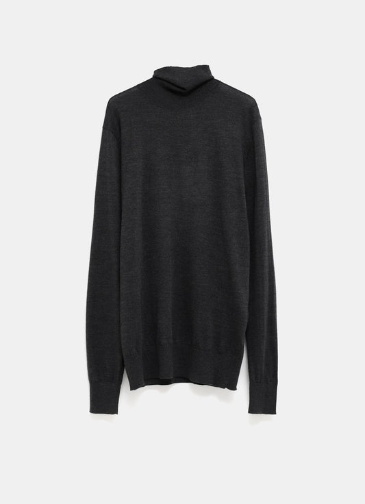 Turtleneck Sweater in Wool and Cashmere