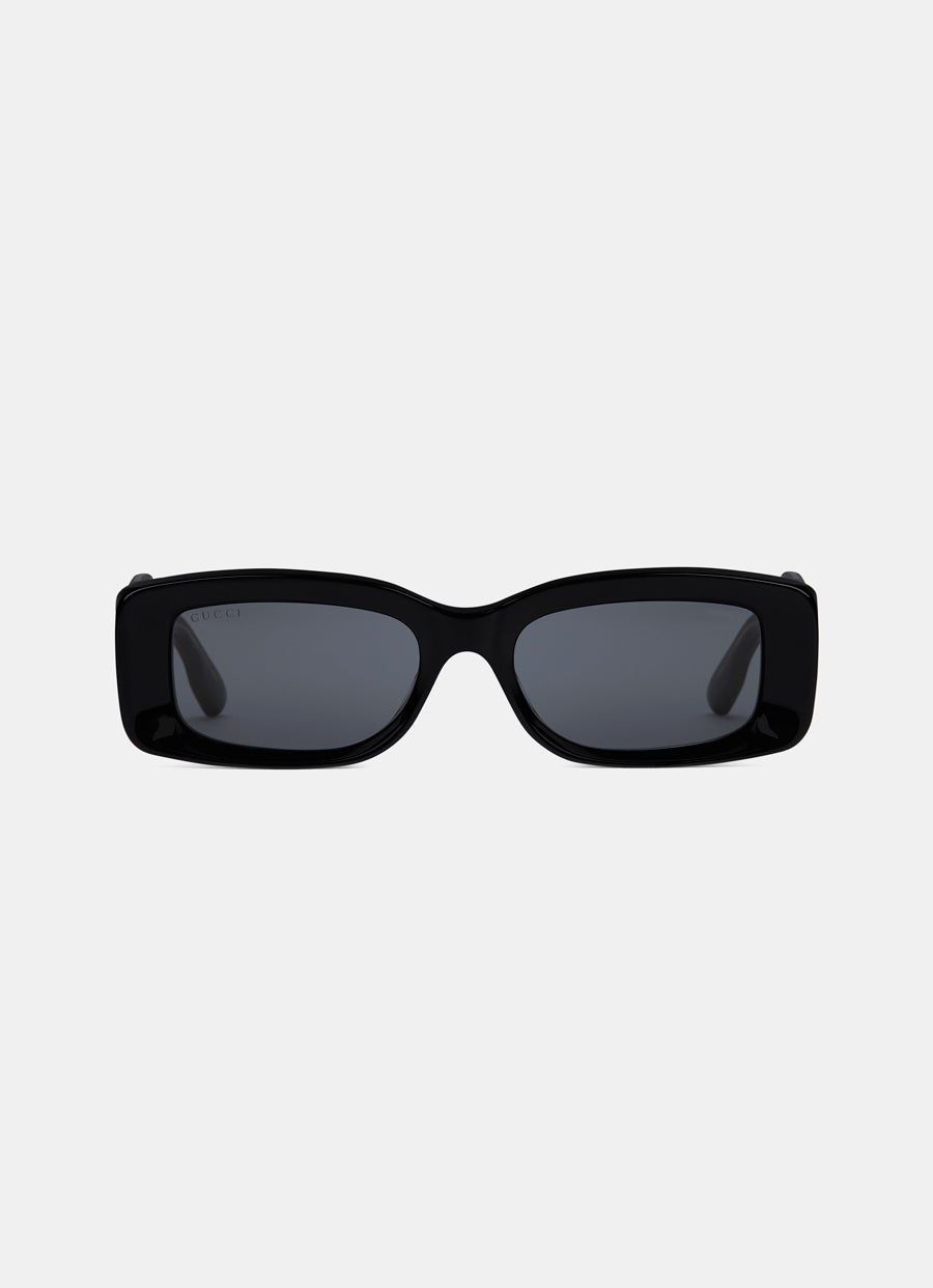 Rectangular-Frame Sunglasses