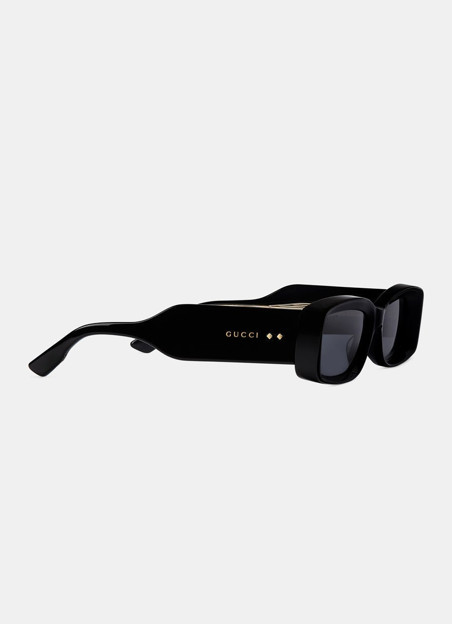 Rectangular-Frame Sunglasses