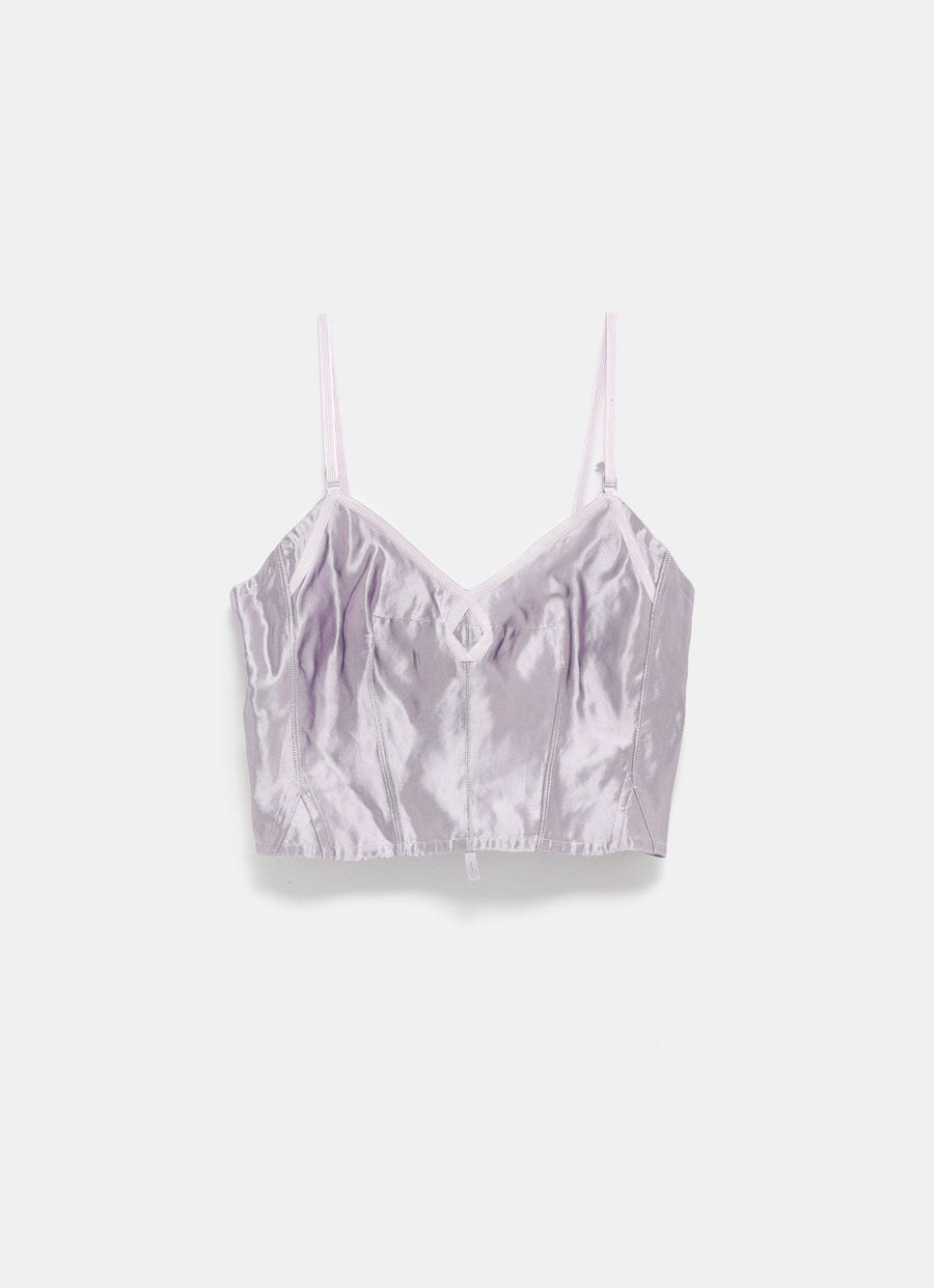 Metallized Bra Top