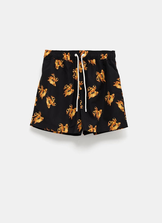 Burning Monogram Swimshorts