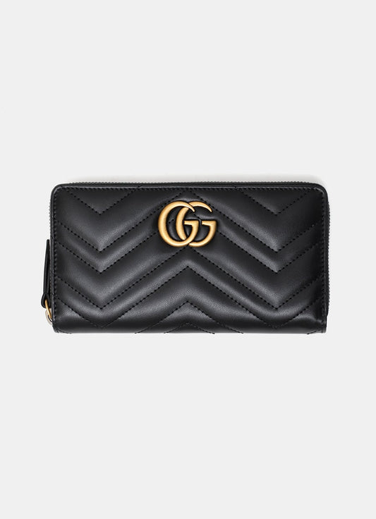 GG Marmont Zip Around Wallet