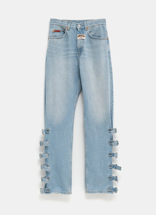 Buckle Jean in Bleached Wash