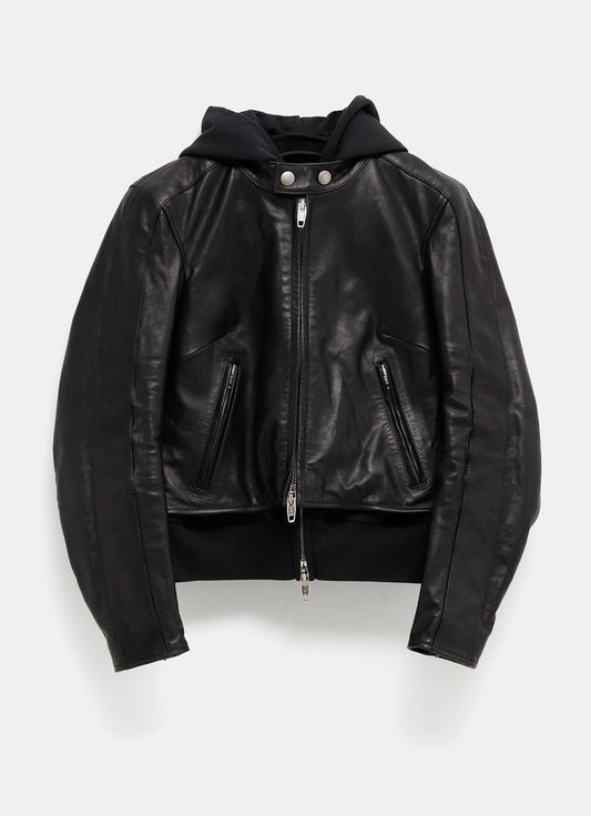 Patched Racer Jacket