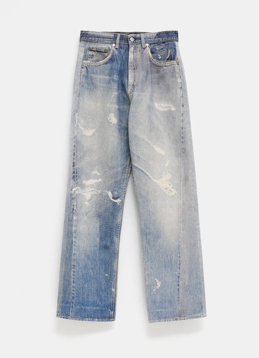 Third Cut Jeans with Digital Print