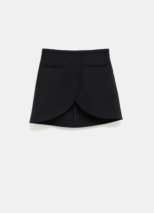 Ellipse Twill Mini Skirt