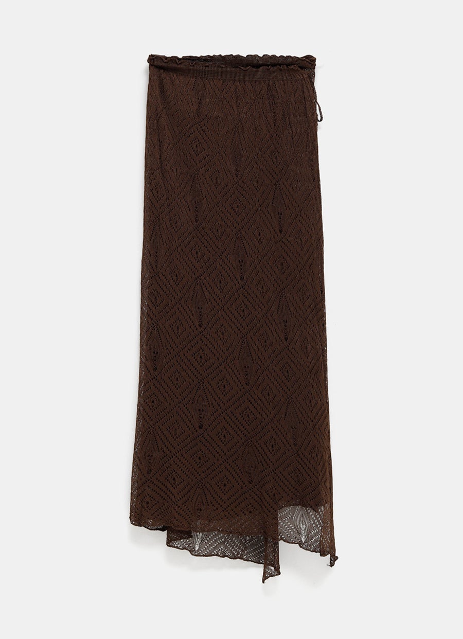 Open-knit Elena skirt