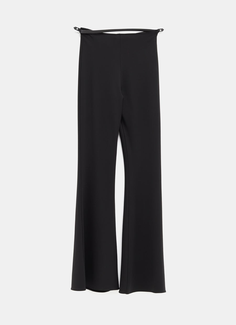 Slash Sangle Crepe Jersey Pants