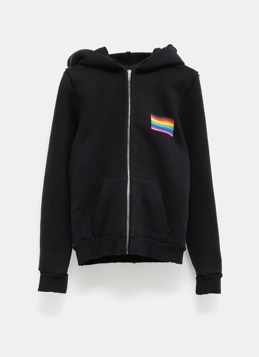 Rainbow Print Hoodie