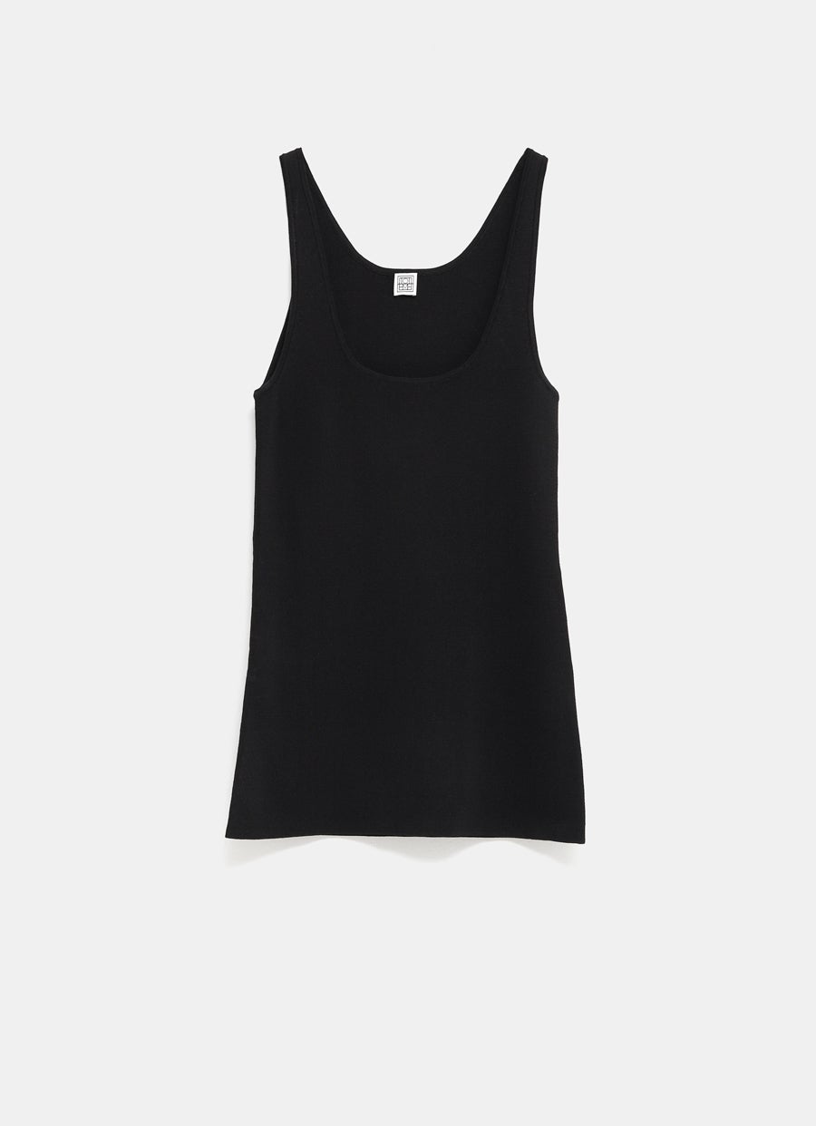 Compact Knit Tank Top