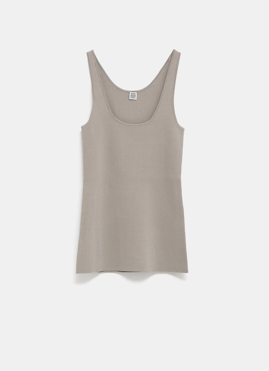 Compact Knit Tank Top