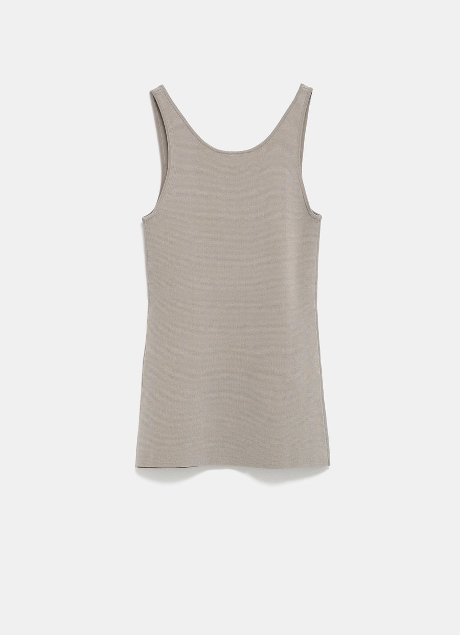 Compact Knit Tank Top