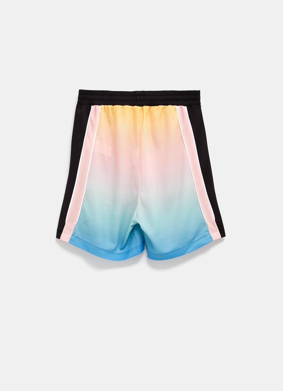 Pastel Gradient Football Shorts