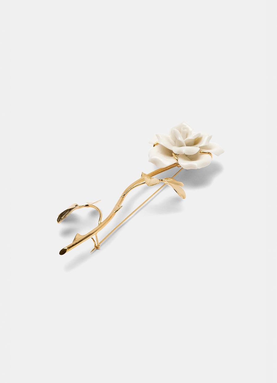 Rose Stem Pin