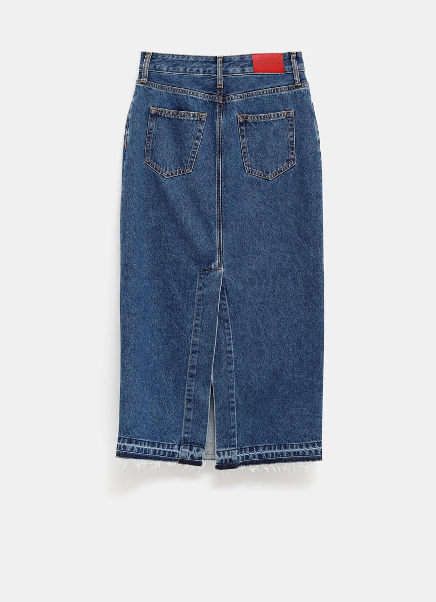 Denim Skirt with Hotfix